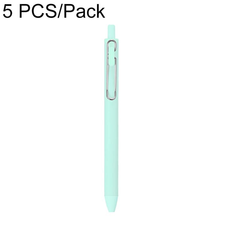 5 PCS/Pack 0.5mm Bullet Tip Colorful Retractable Pocket Ballpoint Pen