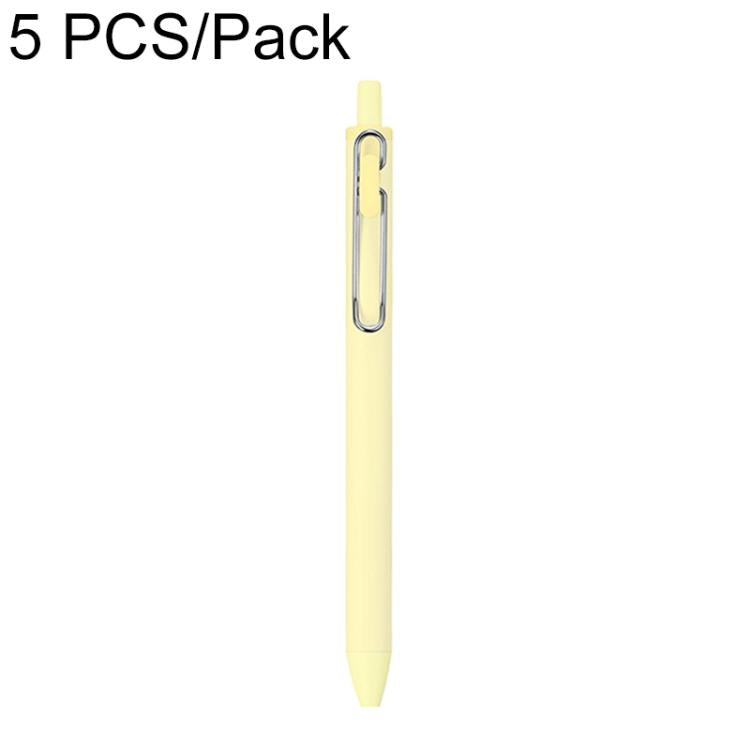 5 PCS/Pack 0.5mm Bullet Tip Colorful Retractable Pocket Ballpoint Pen
