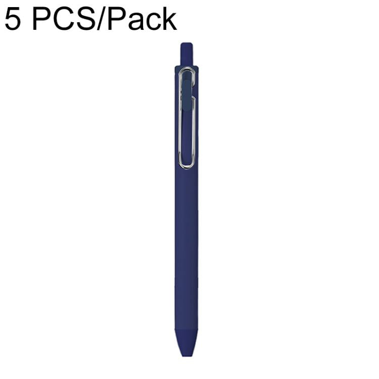 5 PCS/Pack 0.5mm Bullet Tip Colorful Retractable Pocket Ballpoint Pen