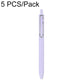 5 PCS/Pack 0.5mm Bullet Tip Colorful Retractable Pocket Ballpoint Pen