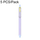 5 PCS/Pack 0.5mm Bullet Tip Colorful Retractable Pocket Ballpoint Pen