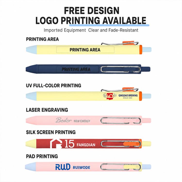 5 PCS/Pack 0.5mm Bullet Tip Colorful Retractable Pocket Ballpoint Pen