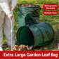 Environmentally Friendly Garden Portable Foldable PE Leaf Garbage Bin, Small 42x34cm, Large 60x46cm, Extra Large 72x48cm