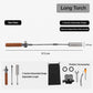 Long camping flame gun with 3-section detachable design and beech wood handle