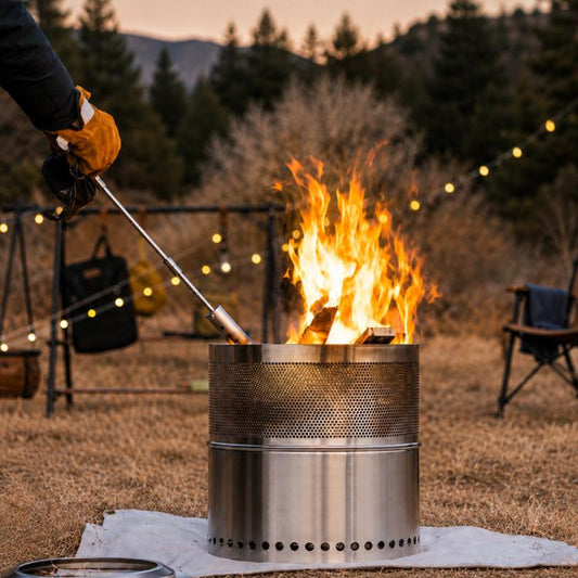 Outdoor Portable Detachable Stainless Steel Camping Blowtorch, with Adapter and Igniter, without Adapter and Igniter