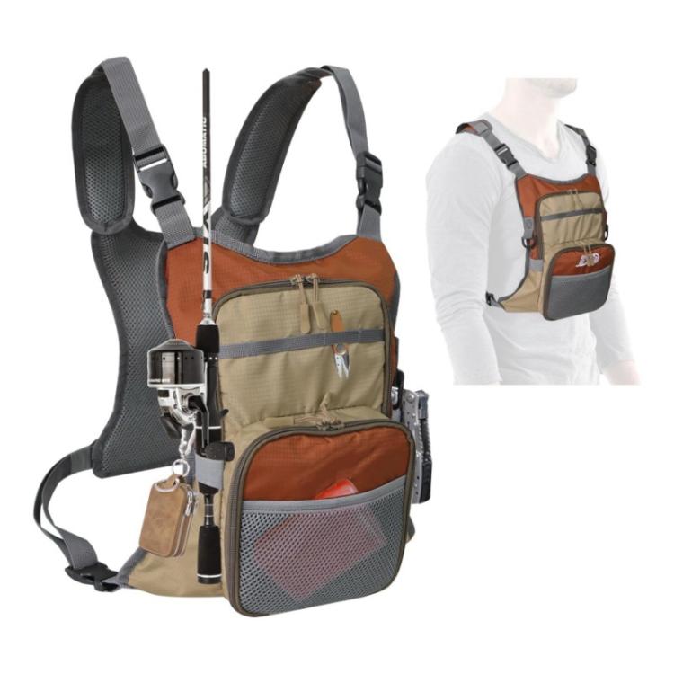 Outdoor Large-Capacity Multi-functional Waterproof Fishing Chest Bag