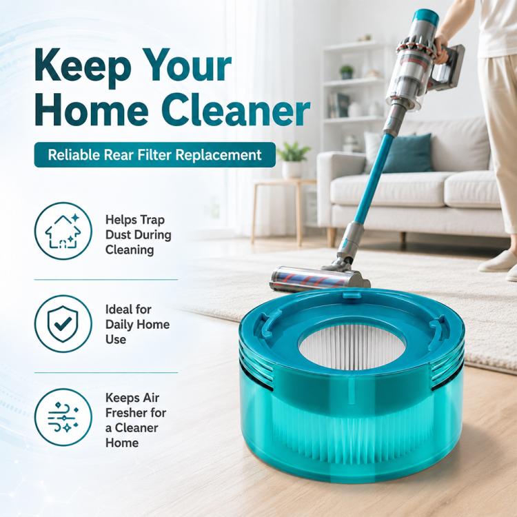 Vacuum Cleaner Replacement Dust Bag Post-Filter For Dyson V10 Optic/Konical, Post-Filter Green, Dust Bag