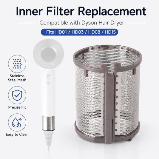 Internal Dust Filter Mesh For Dyson Hair Drier HD01 / HD03 / HD08 / HD15