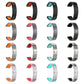 Metal Hybrid Silicone Stainless Steel Watch Band, 22mm