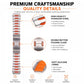 Metal Hybrid Silicone Stainless Steel Watch Band, 22mm