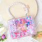 DIY Beaded Bracelet Making Kit for Children, Dazzling Girl, Mermaid