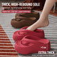 EVA Outer Wear Heightened Thick-Soled Flip Flops, 35-36, 37-38, 39-40