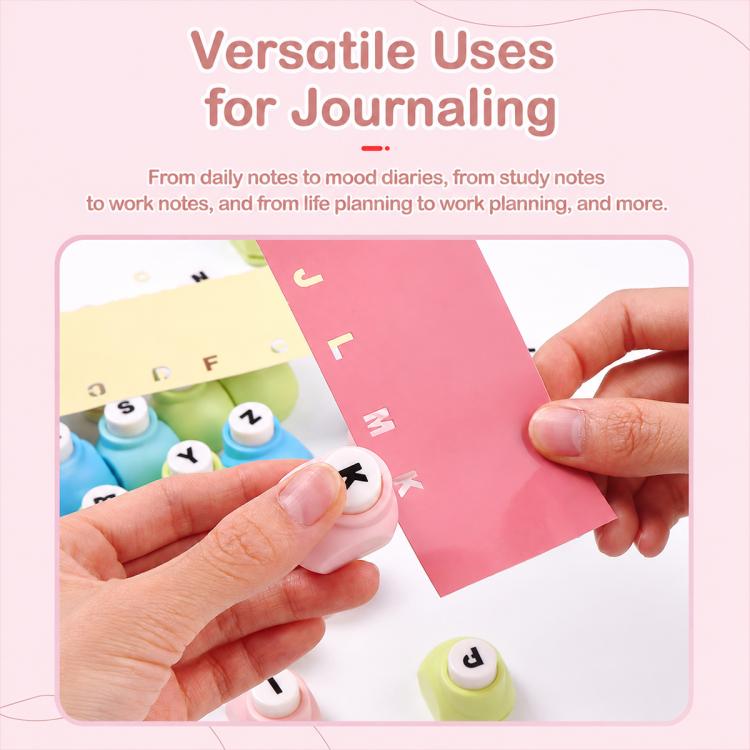 KW-TRIO DIY 26 Letters Journal Box Embossing Tool