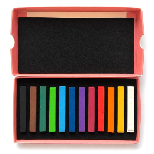 Artist Pastel Sticks Pastel Chalk for Pastel Painting, Doodling, Sketching, Hair Coloring, 12 PCS/Pack, 24 PCS/Pack