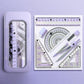 8PCS / Set Anti-myopia Compass and Ruler Set For Students