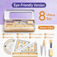 8PCS / Set Anti-myopia Compass and Ruler Set For Students