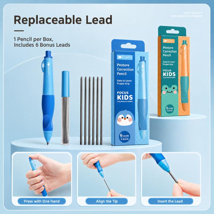Mechanical pencil lead refills in blister package, 2.0 mm leads