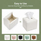 Dustproof PU Leather Tissue Storage Box, Square, Oblong