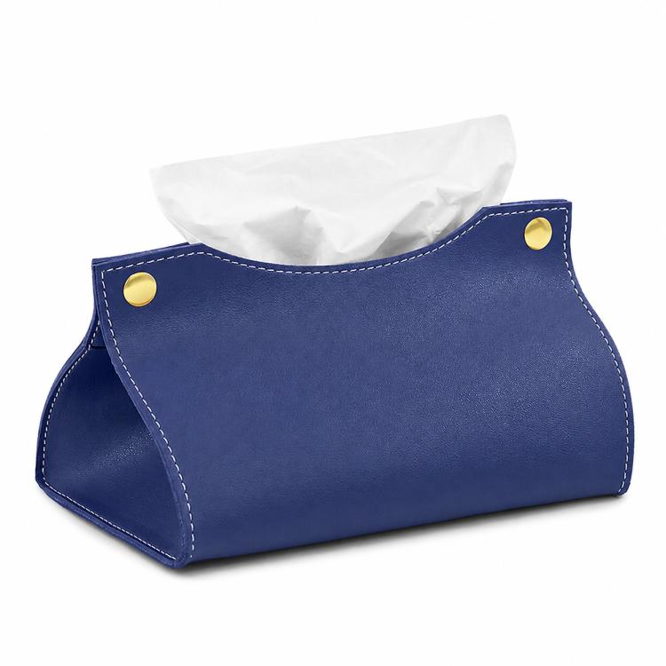 Storage Bag Style Dustproof PU Leather Tissue Box