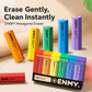 ENMY 4 PCS/Pack Hexagonal Pencil-Shaped Eraser for Pencils, Sketching, Drawing