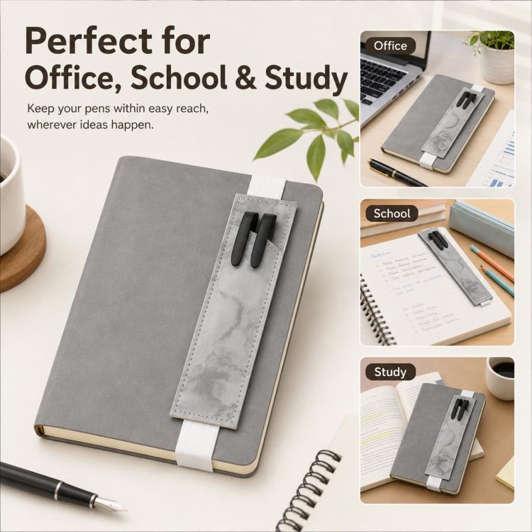 Leak-Proof Multi-Functional PU Leather Pen Sleeve