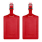 1 Pair Vintage PU Leather Luggage Tag