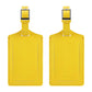 1 Pair Vintage PU Leather Luggage Tag