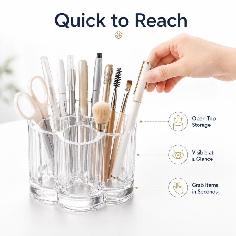 High-Transparency Plastic Pen Holder, K-090, K-089, K-088