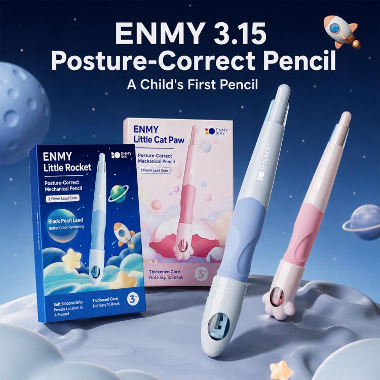 ENMY Cat Paw Rocket Shaped 3.15mm Posture Correction Mechanical Pencil