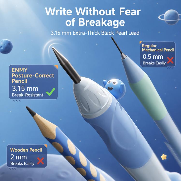 ENMY Cat Paw Rocket Shaped 3.15mm Posture Correction Mechanical Pencil