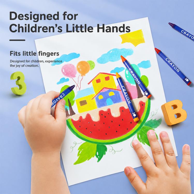 ENMY 320 PCS/Box Washable Color Crayons Oil Pastels