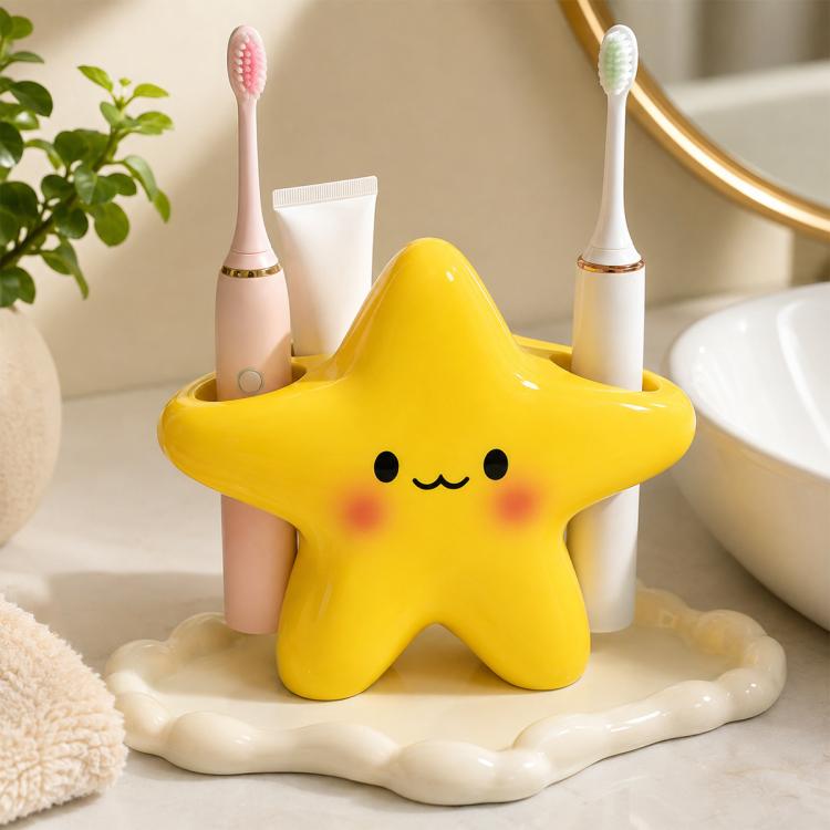Cute Star-shaped Electric Toothbrush Holder