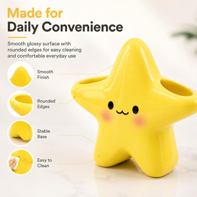 Cute Star-shaped Electric Toothbrush Holder