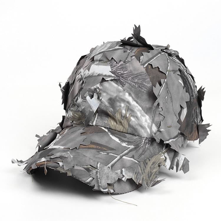 Outdoor Training Leaf Camouflage Baseball Sunshade Cap, Dome Cap
