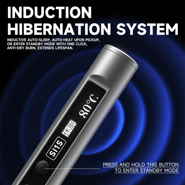 LUOWEI LW-SI1S 210W Portable Intelligent Electric Soldering Iron with Automatic Sleep