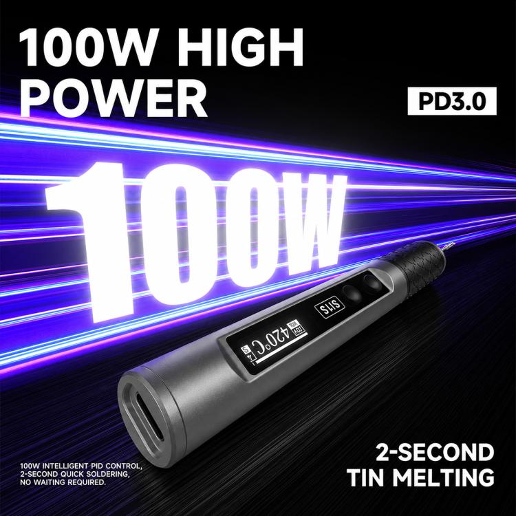 LUOWEI LW-SI1S 210W Portable Intelligent Electric Soldering Iron with Automatic Sleep