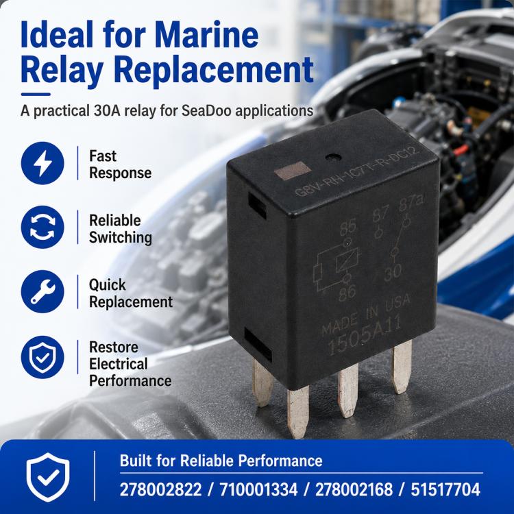 30A 5-Pin Multi-Purpose Relay for Sea-Doo PWC Jet Ski