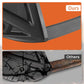 Black hand guard close-up with textured finish for impact protection