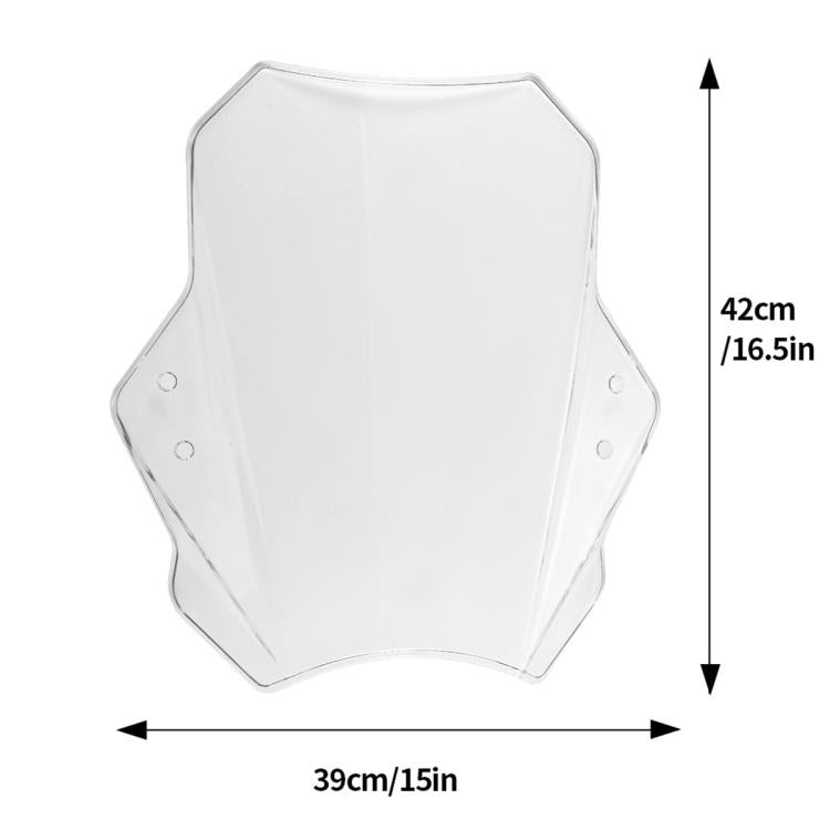 MO-WS015 Universal Motorcycle Modification Windshield, MO-WS015