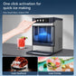 Commercial Household Fully Automatic Intelligent Ice Maker, US Plug, UK Plug, EU Plug