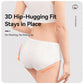 Women’s disposable briefs, white pinstripe fabric, 3D hip-hugging fit