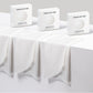 Women’s disposable seamless underwear briefs set, white briefs with matching boxed packs