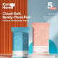 5-pack disposable underwear briefs, individually wrapped, includes pink and blue pouches
