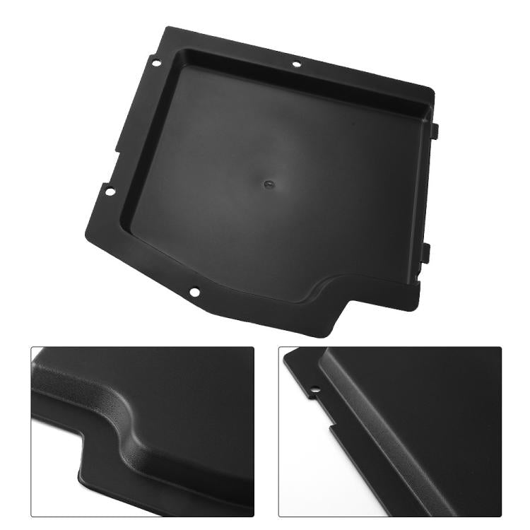 Can-Am Maverick X3 battery cover kit: black ABS cover with edge contour detail