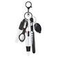 Multifunctional Nurse Ballpoint Pen Set with Flashlight Foldable Scissors Keychain