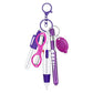 Multifunctional Nurse Ballpoint Pen Set with Flashlight Foldable Scissors Keychain