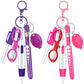 Multifunctional Nurse Ballpoint Pen Set with Flashlight Foldable Scissors Keychain