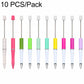 10 PCS/Set Creative DIY UV Electroplating Beaded Design Pen Bullet-tip Pen