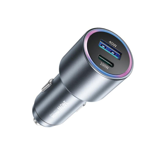 WK WP-C65 K-Captain Glowray 140W USB, Type-C Buck-Boost Fast Car Charger, WP-C65