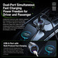 WK WP-C66 K-Captain Glowray 70W USB, Type-C Fast Car Charger, WP-C66
